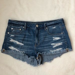American Eagle distressed shorts